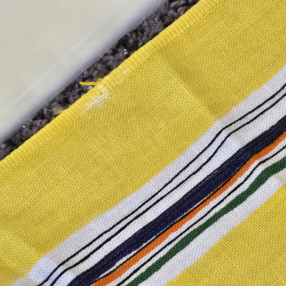 Vintage Vera Neumann Tablecloth Bright‎ Yellow Rectangle Eternal Summer Bliss